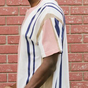Quad-Color Stripe Tee